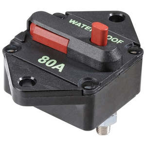 Fuses: 80 Amp Circuit Breaker High Amp Manual Reset