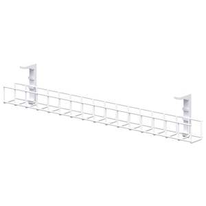 Wire Grid Cable Basket White (Each)