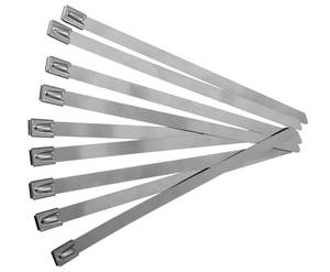 Terminals Cable Ties: Cabac Stainless Steel Premium Cable Tie 200 x 4.6mm 100 (Pack)