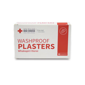 Red Cross Assorted Washproof Plasters Box of 40