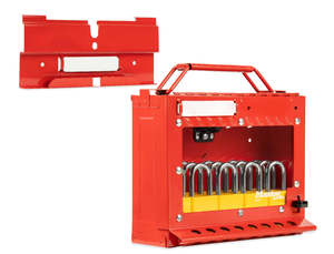 Master Lock S3650 Group Lock Box with Key Window Wall Mounted 15 lock capacity