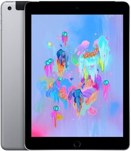 Apple iPad 6th Gen 32GB Wi-Fi + Cellular 3G/4G Space Gray - New Battery (Exc) PBS