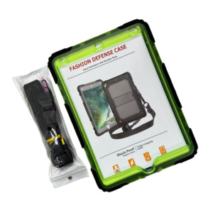 Chargers: Apple iPad Air 10.5 Rugged Shockproof Case With Shoulder Strap (Green)