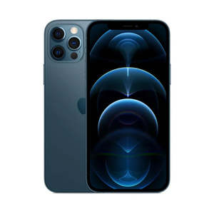 Apple Phones: Apple iPhone 12 Pro 128GB Blue - 100% New Battery, Original Box (As New) Batt Msg