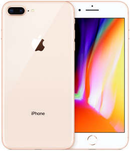 Apple Phones: Apple iPhone 8 Plus 64GB Gold - New Battery, Case, Screen Protector (As New)