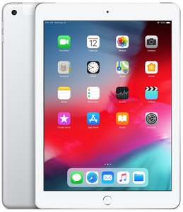Apple iPad 6th Gen 128GB Wi-Fi Cellular 3G/4G White Silver - Good Battery (As New)