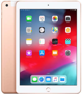 Apple iPad 6th Gen 128GB Wi-Fi + Cellular 3G/4G Rose Gold - Good Battery (Exc)