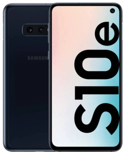 Samsung Galaxy S10e Prism Black SM-G970U New Case, Glass Screen Protector  (As New)
