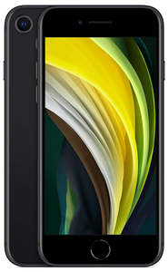 Apple iPhone SE 2020 64GB Black - New Case, Screen Protector (Excellent)