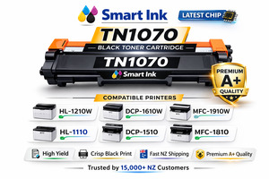 Brother TN-1070 Toner Cartridge Black – Compatible – For HL-1210W DCP-1610W &hellip;