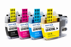 Brother Ink Cartridges: Brother LC432XL Compatible Ink Cartridges 4 Pack – Black Cyan Magenta Yellow – High Yield