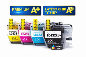 Brother LC432XL Compatible Ink Cartridge – High Yield – Suits MFC-J5340DW MF&hellip;