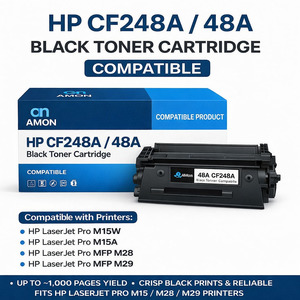 Hp: HP 48A CF248A Toner Cartridge Compatible Black for LaserJet Pro M15 M28 M29 NZ Stock
