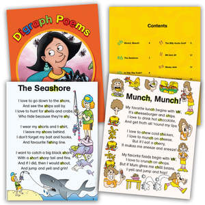 Clearance Literacy And Language: Digraph Poems Book