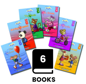 Phase 1 Decodable Books: Tell A Story (6 Books)