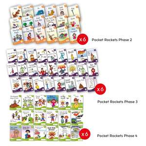 Phase 2 Decodable Books: Pocket Rockets Phase 2-4 Bundle