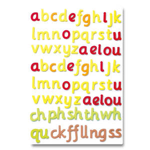 Smart Phonics Resources: Magnetic Letters (dyslexia friendly)