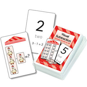 Smart Chute Visual Calculation: Visual Subtraction Chute Cards
