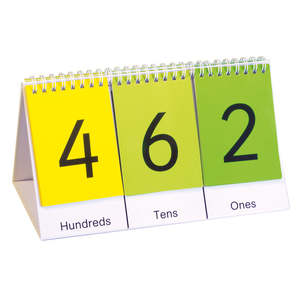 Number And Place Value: Ones to Hundreds Flip Book