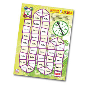 Multiplication x 2,3,4,5,10 Buzzle