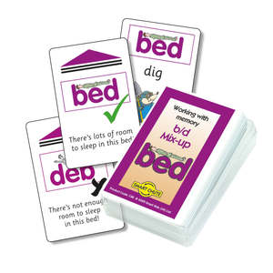 Esol Vocabulary: b & d Mix Up Chute Cards