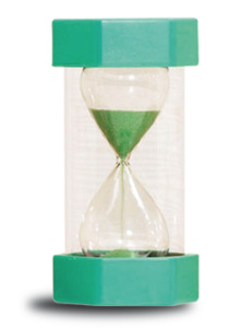 Products: Large Sand Timer- 1 Minute