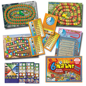 Board Games: 6 Maths Board Games - Basic