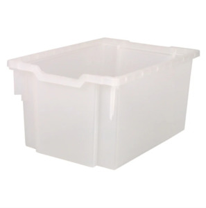 Clearance Te Reo Maori: Gratnells F25 Extra Deep Tray Translucent