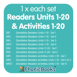 Dandelion Readers 1-20 Classroom Bundle