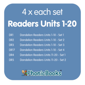 Dandelion Readers 1-20 School Bundle