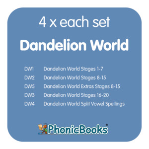 Decodable Books: Dandelion World School Bundle