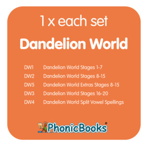 Decodable Books: Dandelion World Bundle