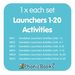 Decodable Books: Dandelion Launchers Activities Bundle