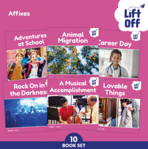 Decodable Books: Lift Off Readers - Affixes