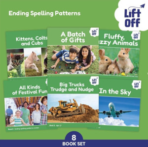 Decodable Books: Lift Off - Ending Spelling Patterns