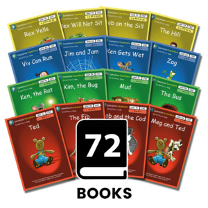 Decodable Books: Dandelion Launchers, Units 4-7 (96 Books)