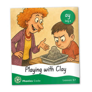 Decodable Book 57 - ay says /long a/