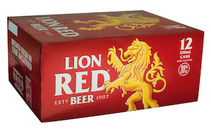 Lion Red 330ml Cans (12-pack) Mt Smart Liquor