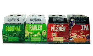 Monteith's Range 330ml Bottles (12-pack) Mt Smart Liquor