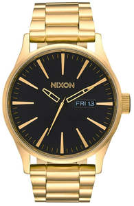 Nixon Sentry Black Dial Gold-tone Men's Watch A356-510