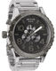 Nixon 51-30 Chrono Silver Gunmetal Men's Watch A083-1762