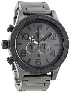 Nixon: Nixon 51-30 Chronograph Gunmetal Dial Men's Watch A083-1062