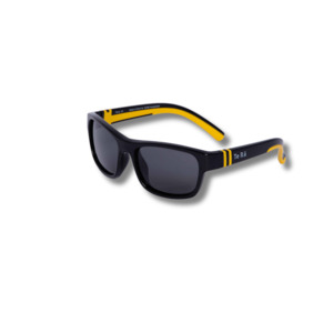 Te Ra Sunglasses: Rangi Midnight Black+Yellow