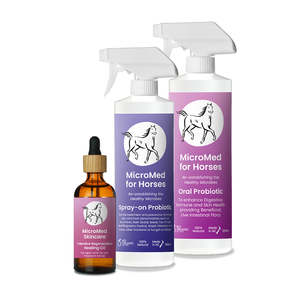 Micromed: MicroMed for Horses Total Care Package – Oral, Topical & Regenerative Healing Oil Set