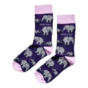 Bamboo Socks: Save the Elephants Bamboo Socks