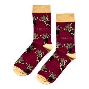 Bamboo Socks: Save the Giraffes Bamboo Socks