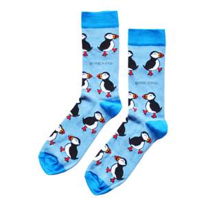 Bamboo Socks: Save the Puffins Bamboo Socks