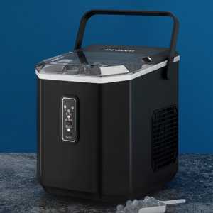 Outdoor Camping: Devanti 12kg Ice Maker Machine 1.3L w/Scoop Holder Black