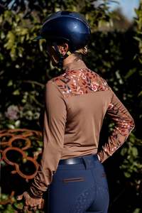 The Brave Pants: Walnut 1/4 Floral Base Layer