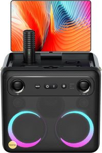 Kiwi Grab: Ikarao Break X2 Karaoke Machine System With 10.1″ Touch Screen Wireless Mic